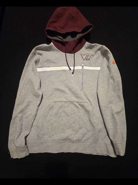 Nike Other - Nike Virginia Tech Grey & Maroon Pullover Hoodie